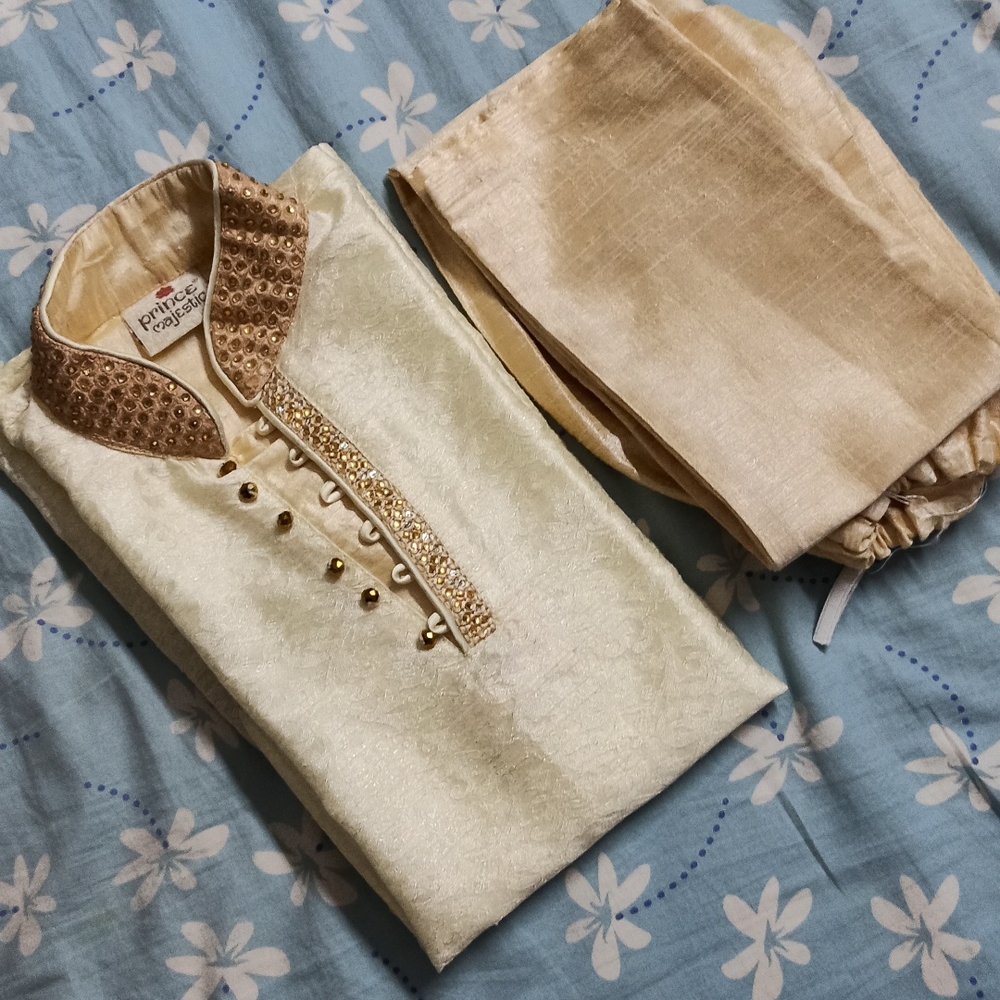 Sherwani style kurta - Picture 5 of 7